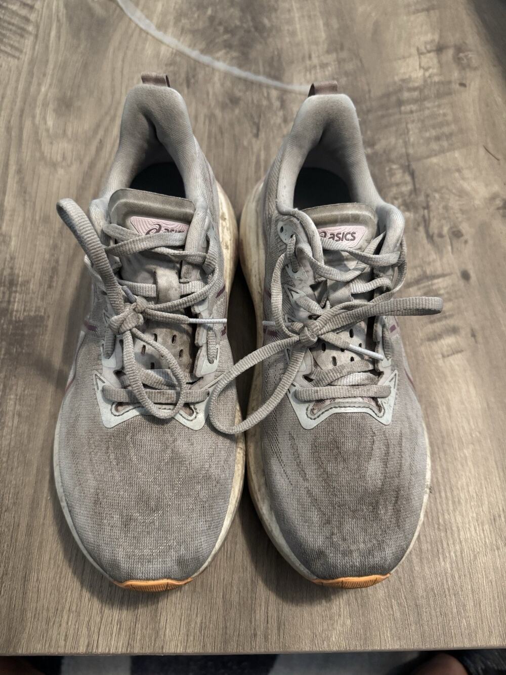 ASICS Gel-Cumulus 25 Women’s Running Shoes Gray Pink 1012B666 Size 10